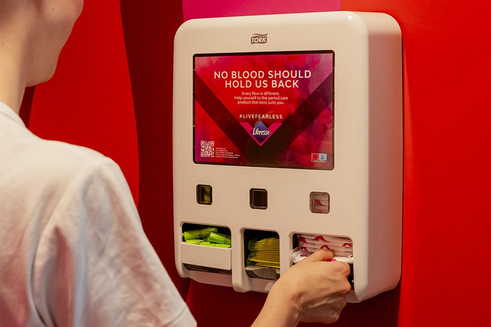 Een onbezorgde concertbeleving: AFAS Live en Libresse maken menstruatieproducten gratis toegankelijk | AFAS Live