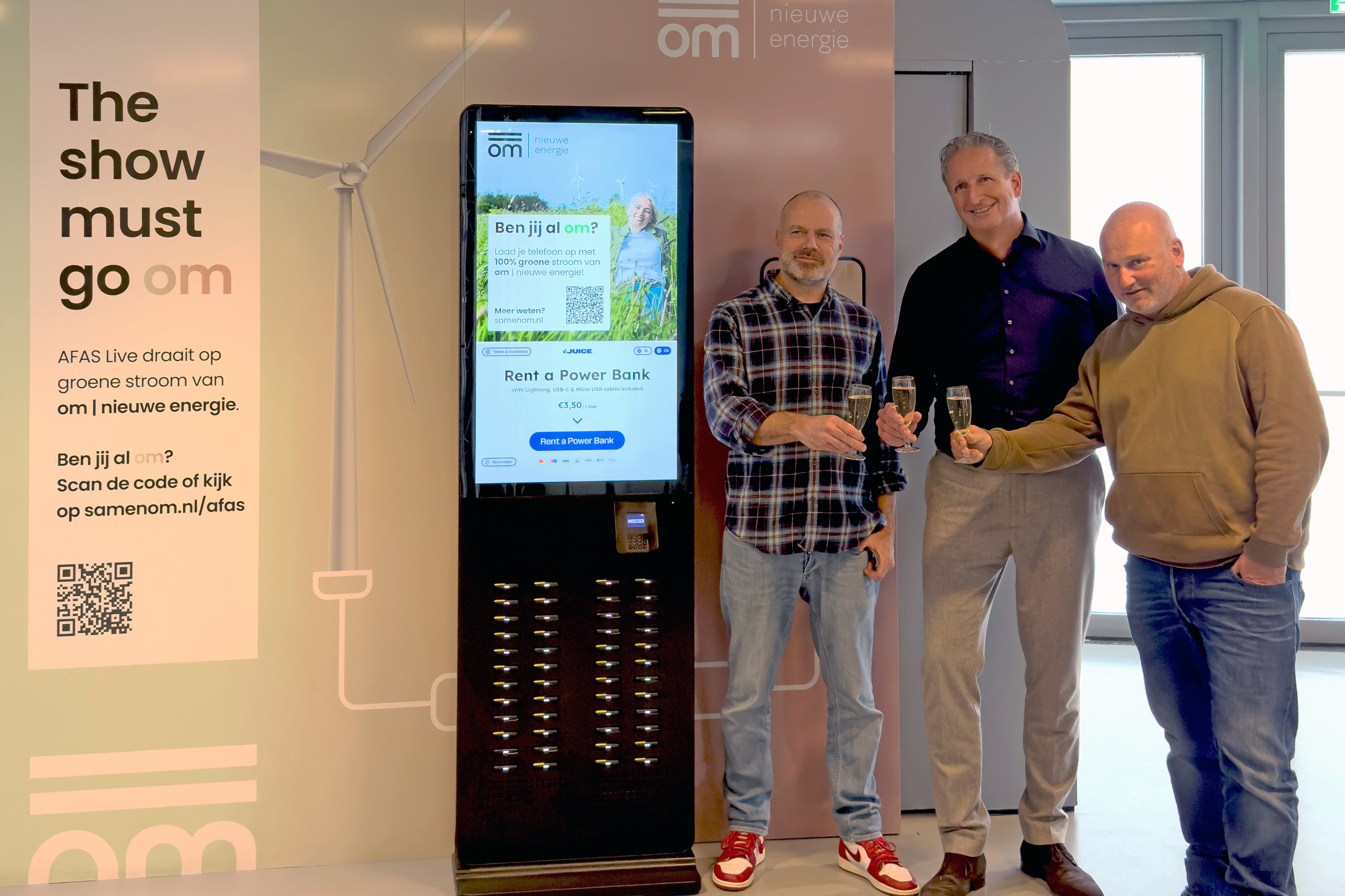 AFAS Live volledig op groene stroom van Om | Nieuwe Energie | AFAS Live